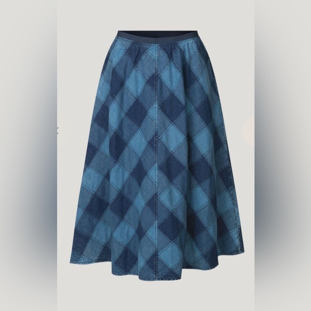 BAUM UND PFERDGARTEN  Shreela Patchwork Denim Skirt Size 44 (0657) - Picture 2 of 10